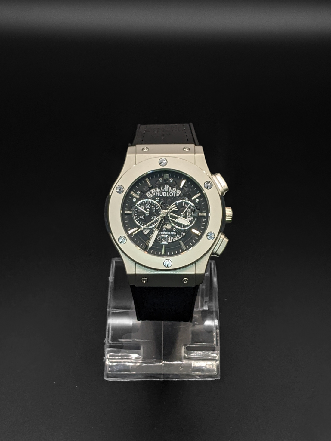 HUB Skeleton Dial (Black Strap)