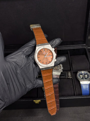HB Skeleton Golden Dial (Golden Strap)